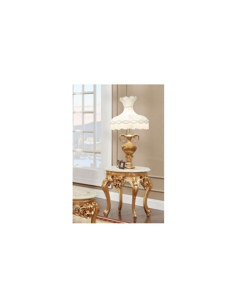 108AM Luxury Marble Top End Table  