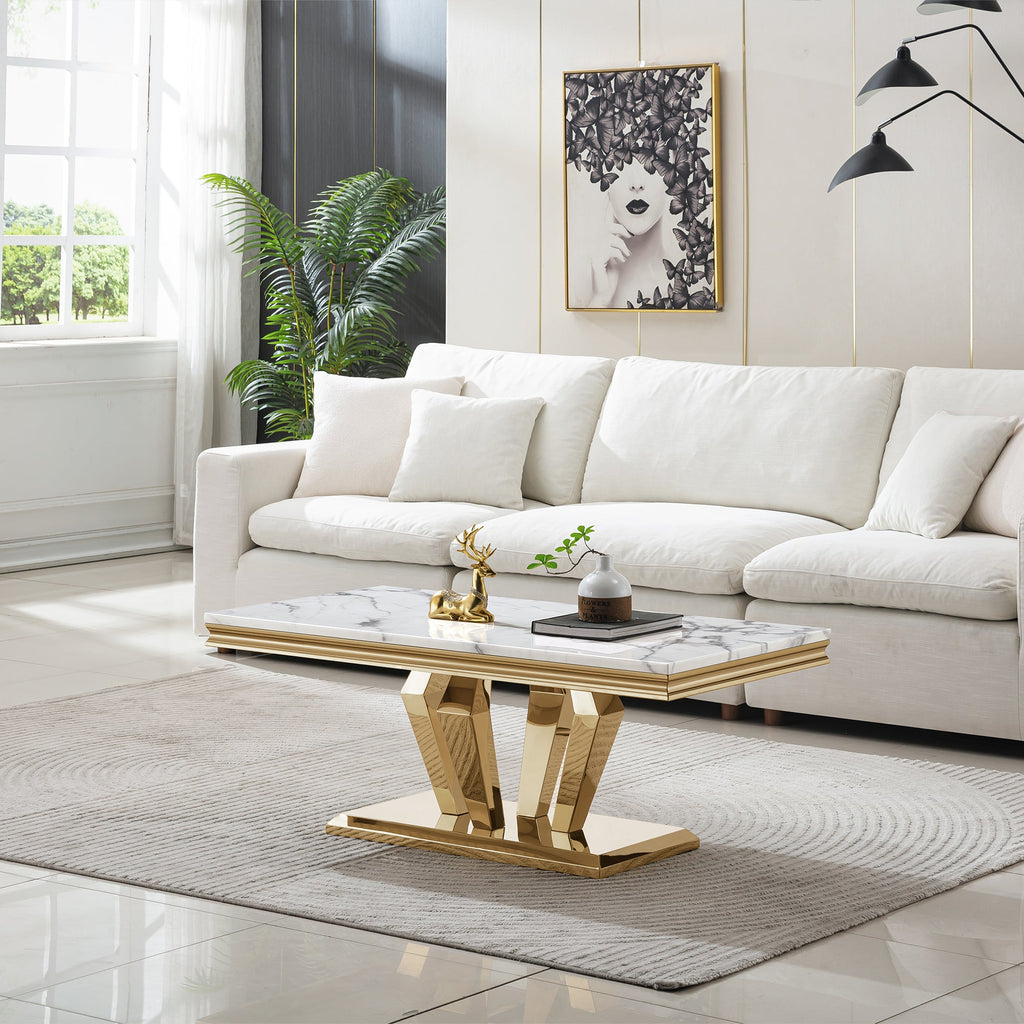 Coffee Table SIZE: 46.85"Lx22.83"Dx17.72"H