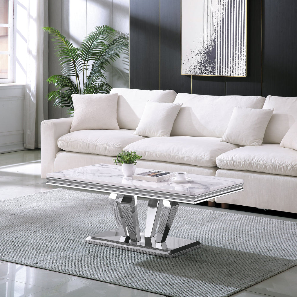 Coffee Table SIZE: 46.85"Lx22.83"Dx17.72"H