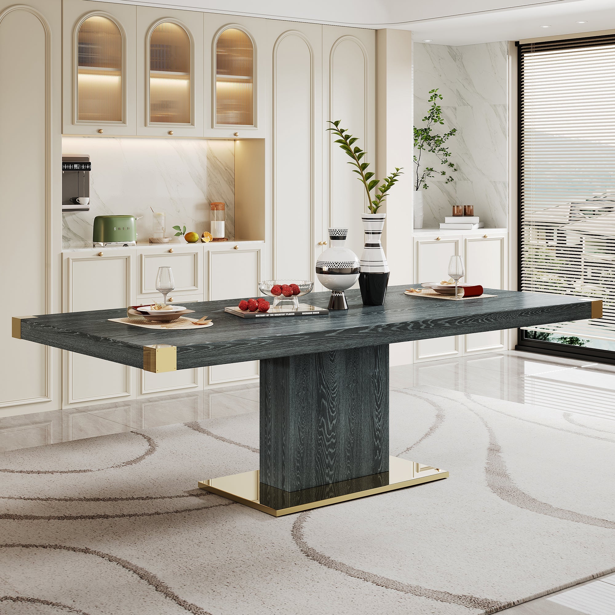 MDF / METAL Size: L78.74 x W39.37 x H29.92