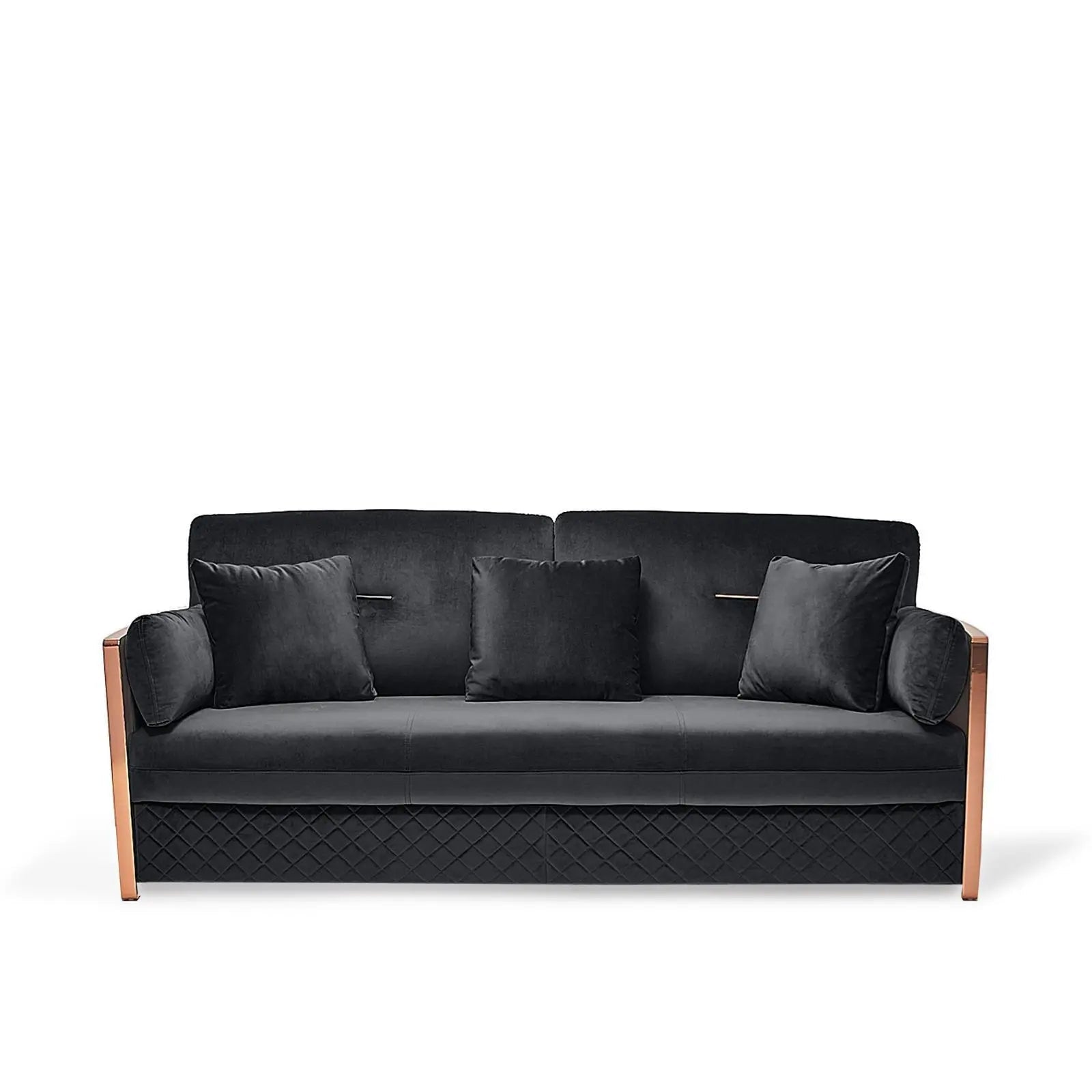 Adagio Rose Gold Sofa Set