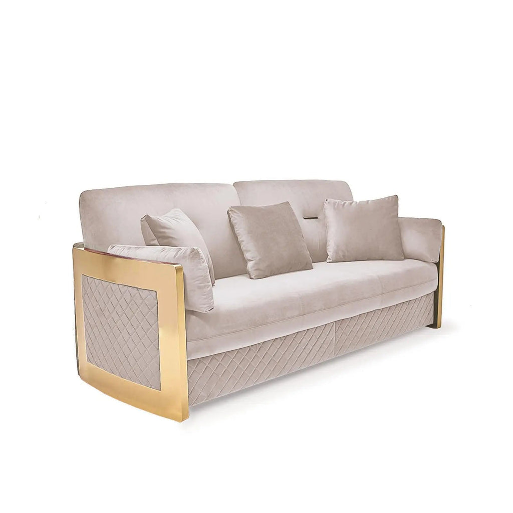 Adagio Titanium Gold Sofa Set