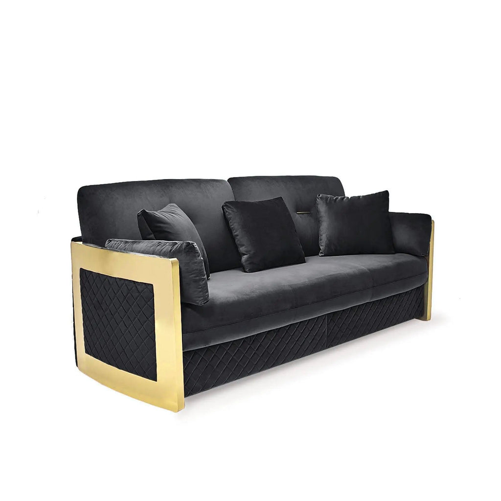 Adagio Titanium Gold Sofa Set
