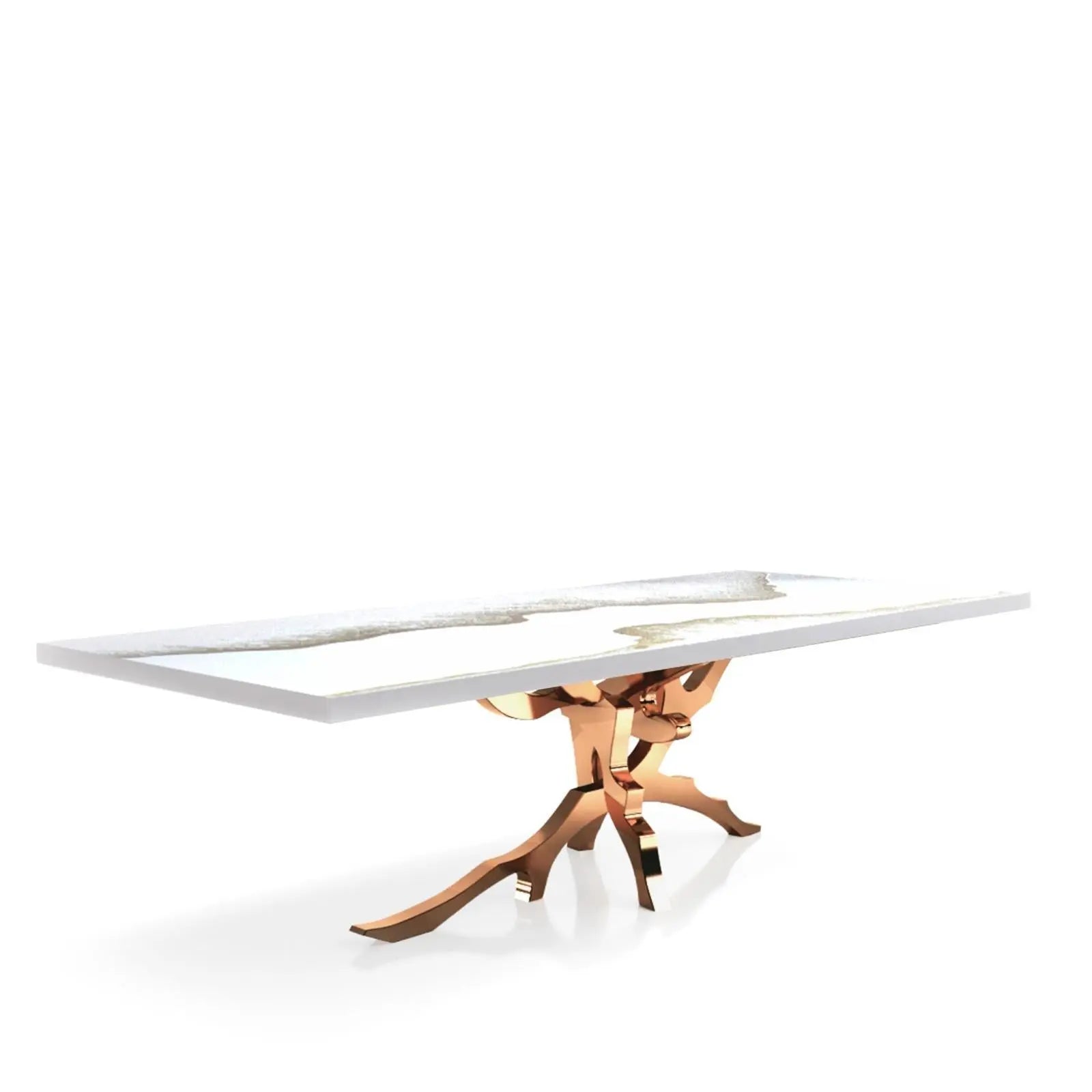 Albero Rose Gold Art Top Dining Tables